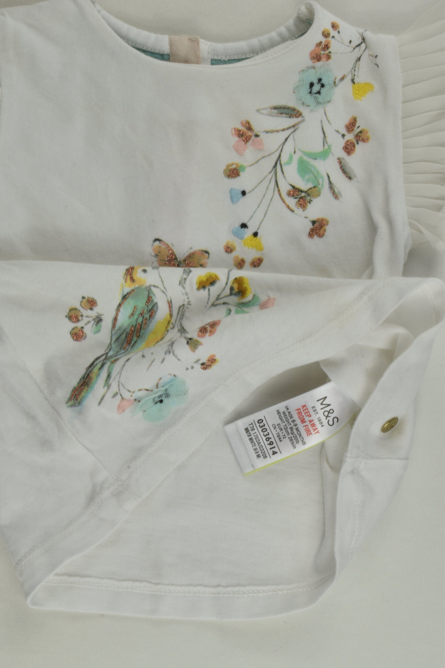 Marks & Spencer Size 0 (6-9 months) T-shirt