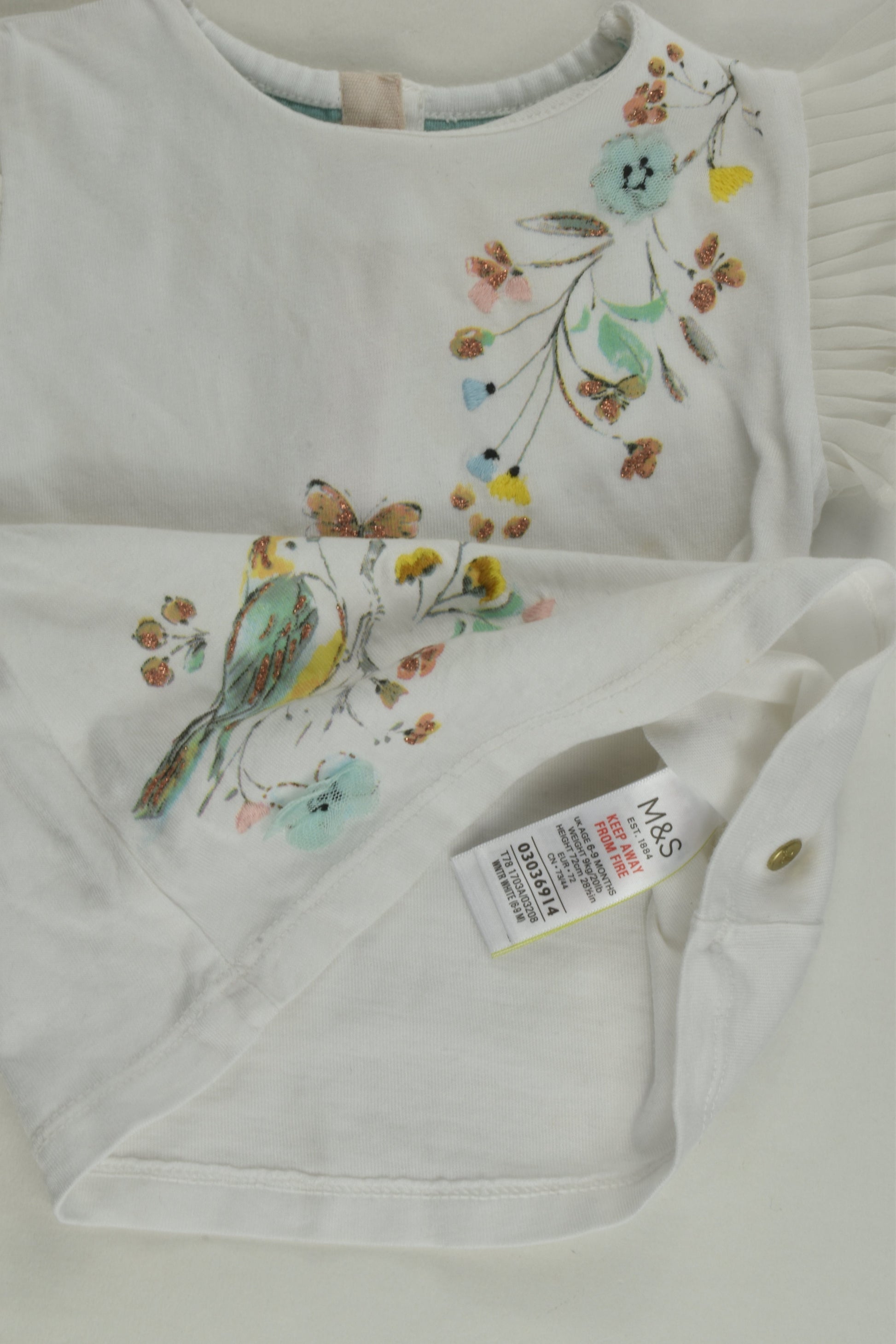 Marks & Spencer Size 0 (6-9 months) T-shirt