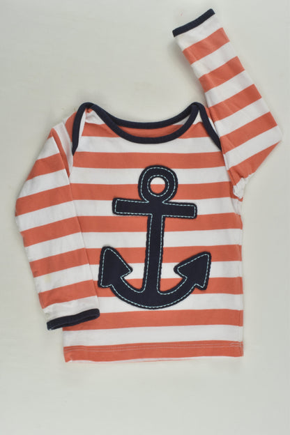 Marks & Spencer Size 0 (9-12 months) Nautical Top