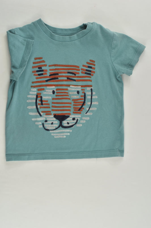 Marks & Spencer Size 0 (9-12 months) Tiger T-shirt