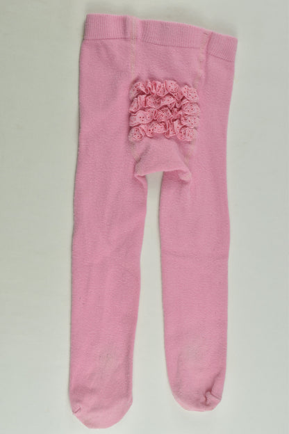 Marks & Spencer Size 0 Ruffle Back Footed Tights