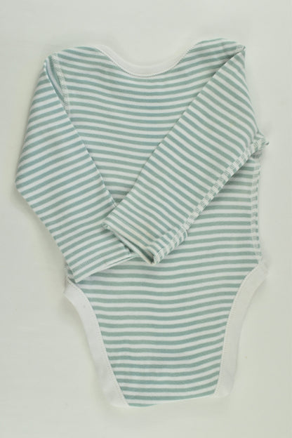 Marks & Spencer Size 00 (3-6 months) Striped Bodysuit