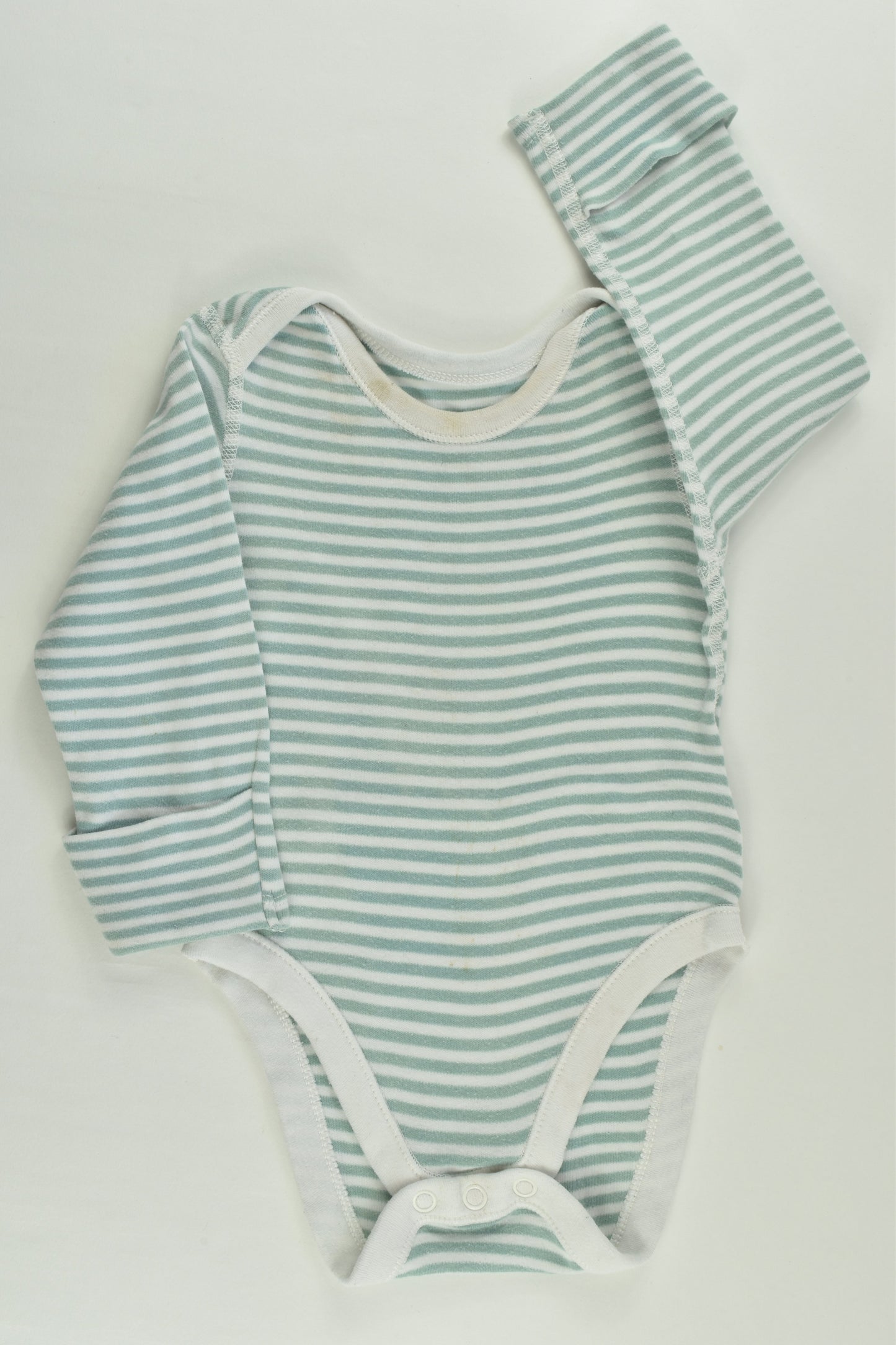 Marks & Spencer Size 00 (3-6 months) Striped Bodysuit