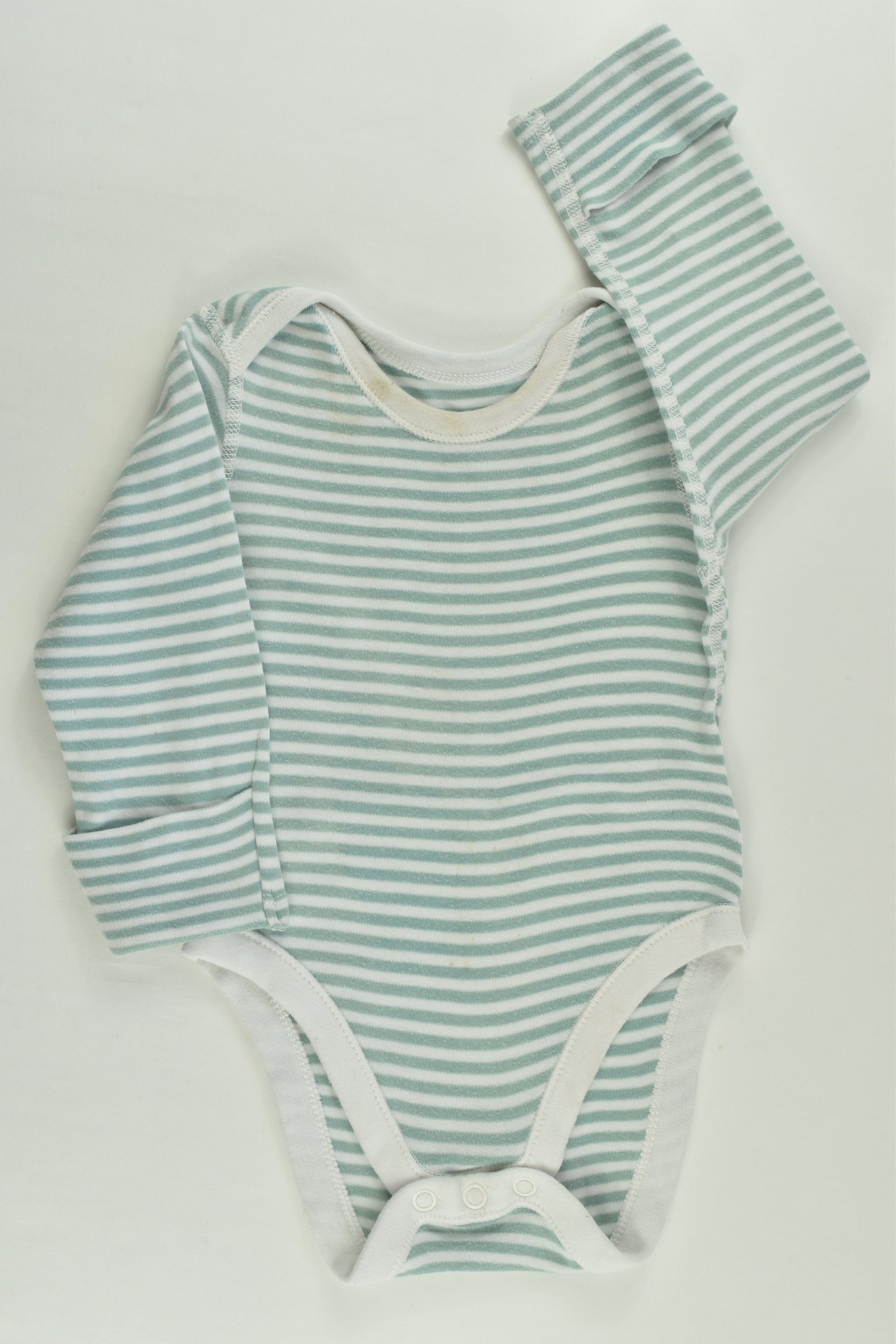 Marks & Spencer Size 00 (3-6 months) Striped Bodysuit