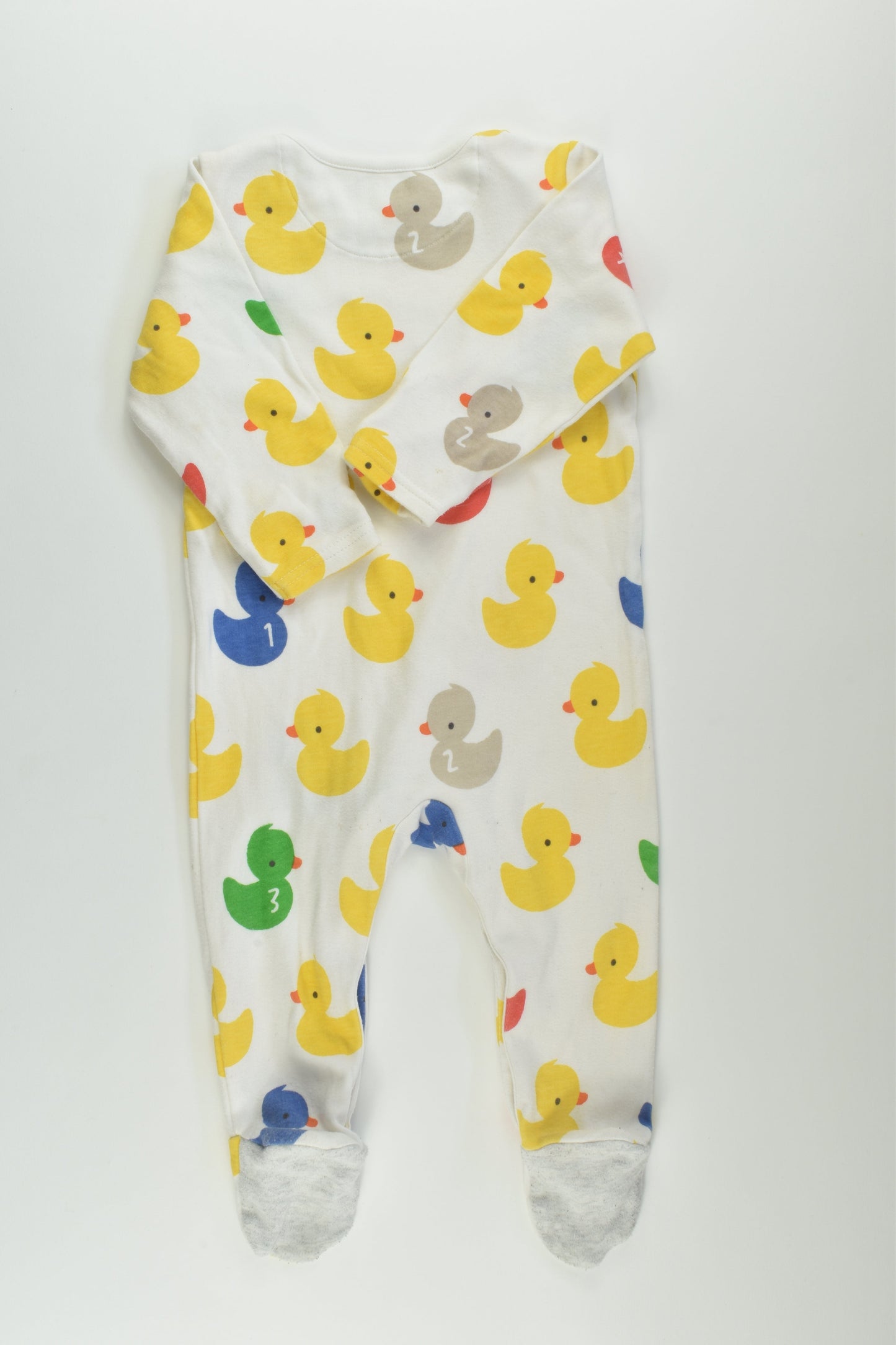 Marks & Spencer Size 00 Ducklings Footed Romper