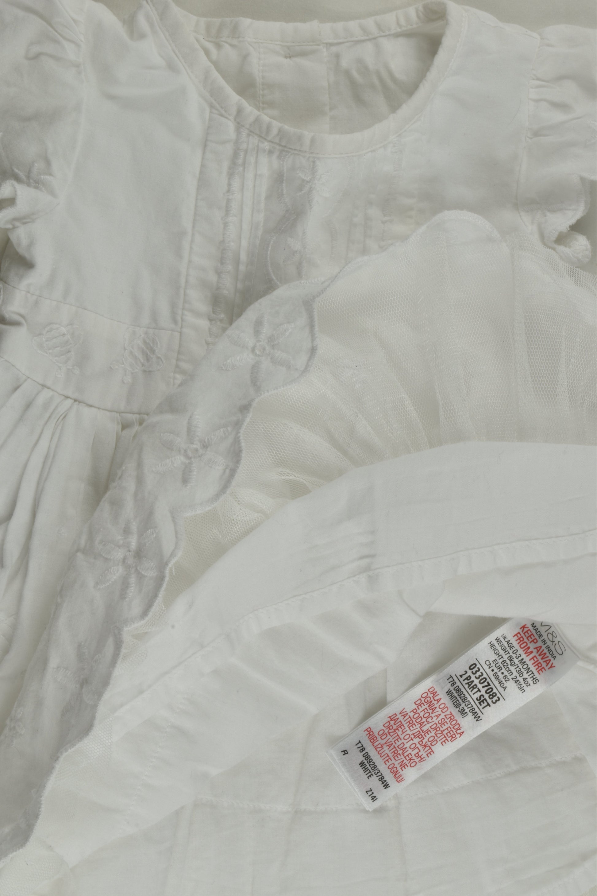 Marks & Spencer Size 000 (62 cm) Lined Dress