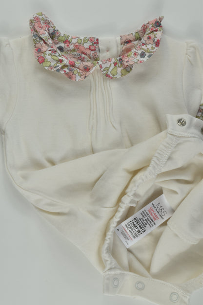 Marks & Spencer Size 000 Libertu Print Collar Romper
