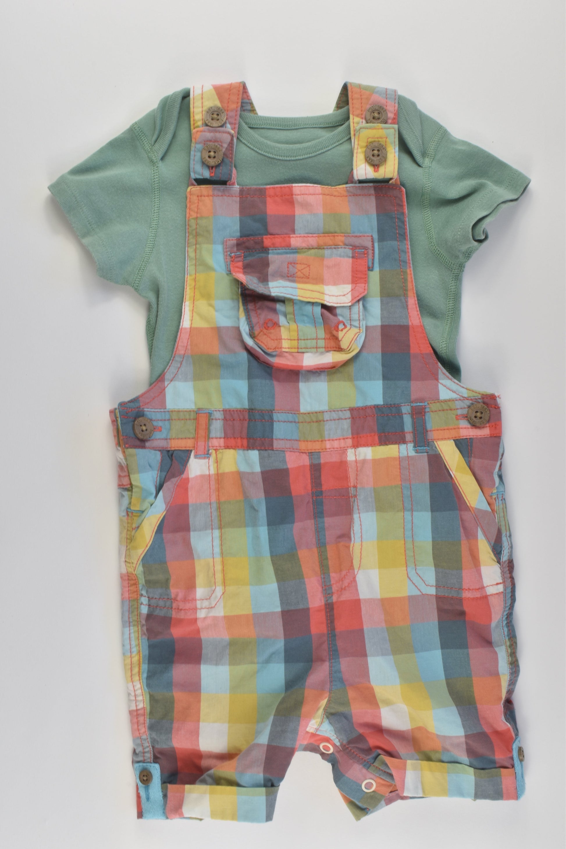 Marks & Spencer Size 1 Bodysuit and Short Overalls