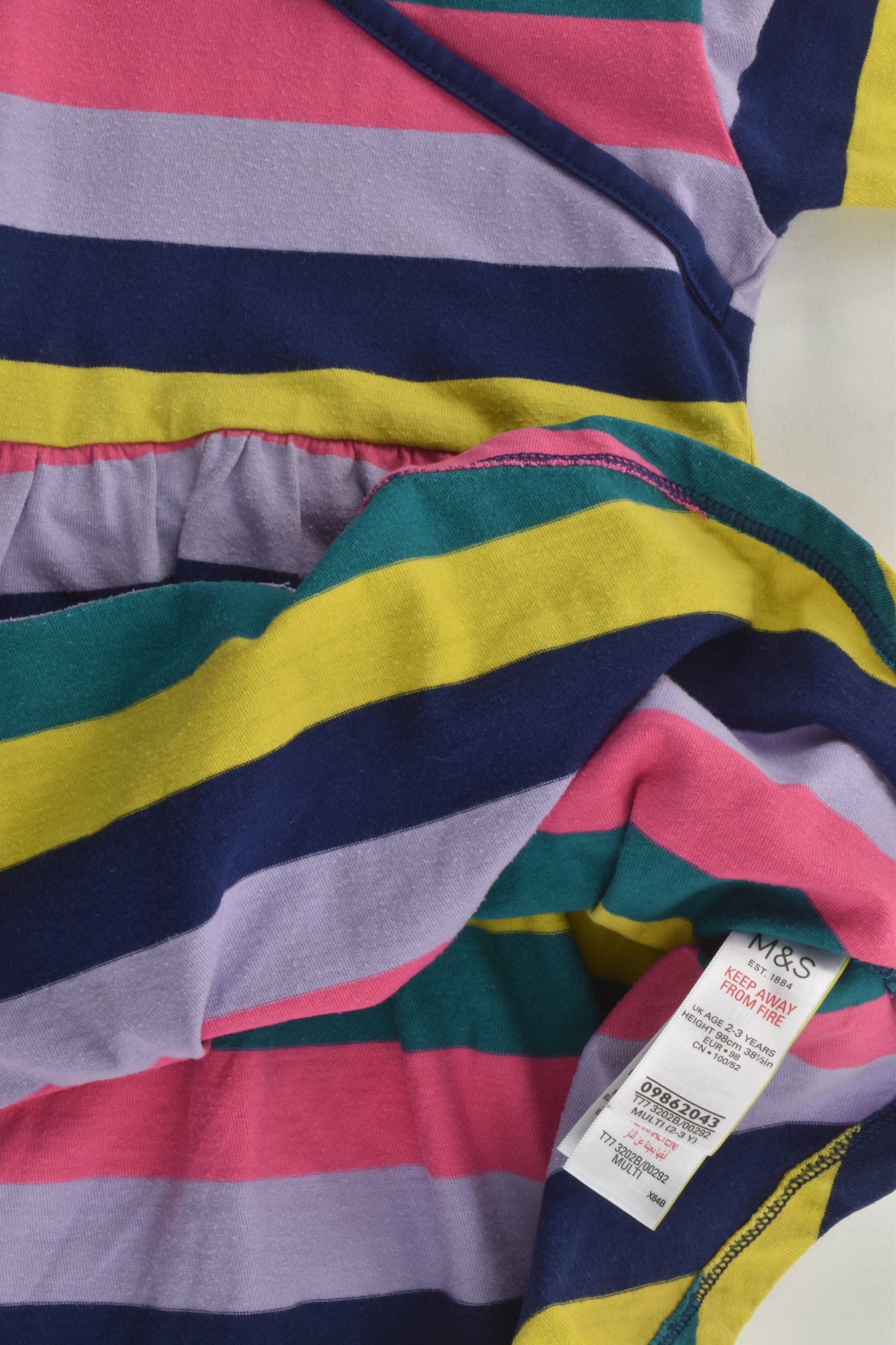Marks & Spencer Size 2-3 Striped Dress