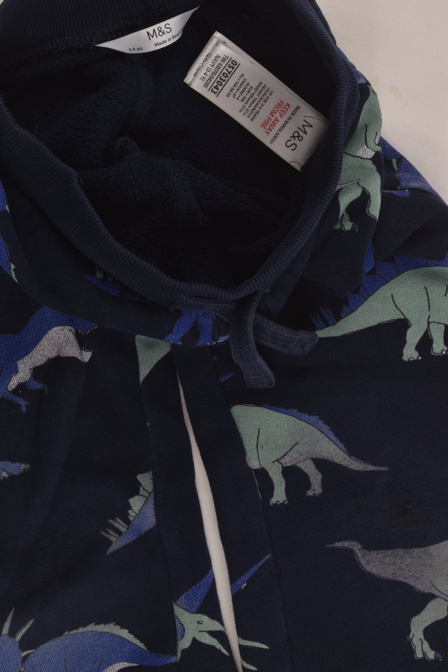 Marks & Spencer Size 3-4 Dinosaur Track Pants