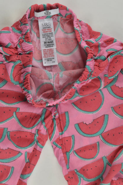 Marks & Spencer Size 3-4 Watermelons Outfit