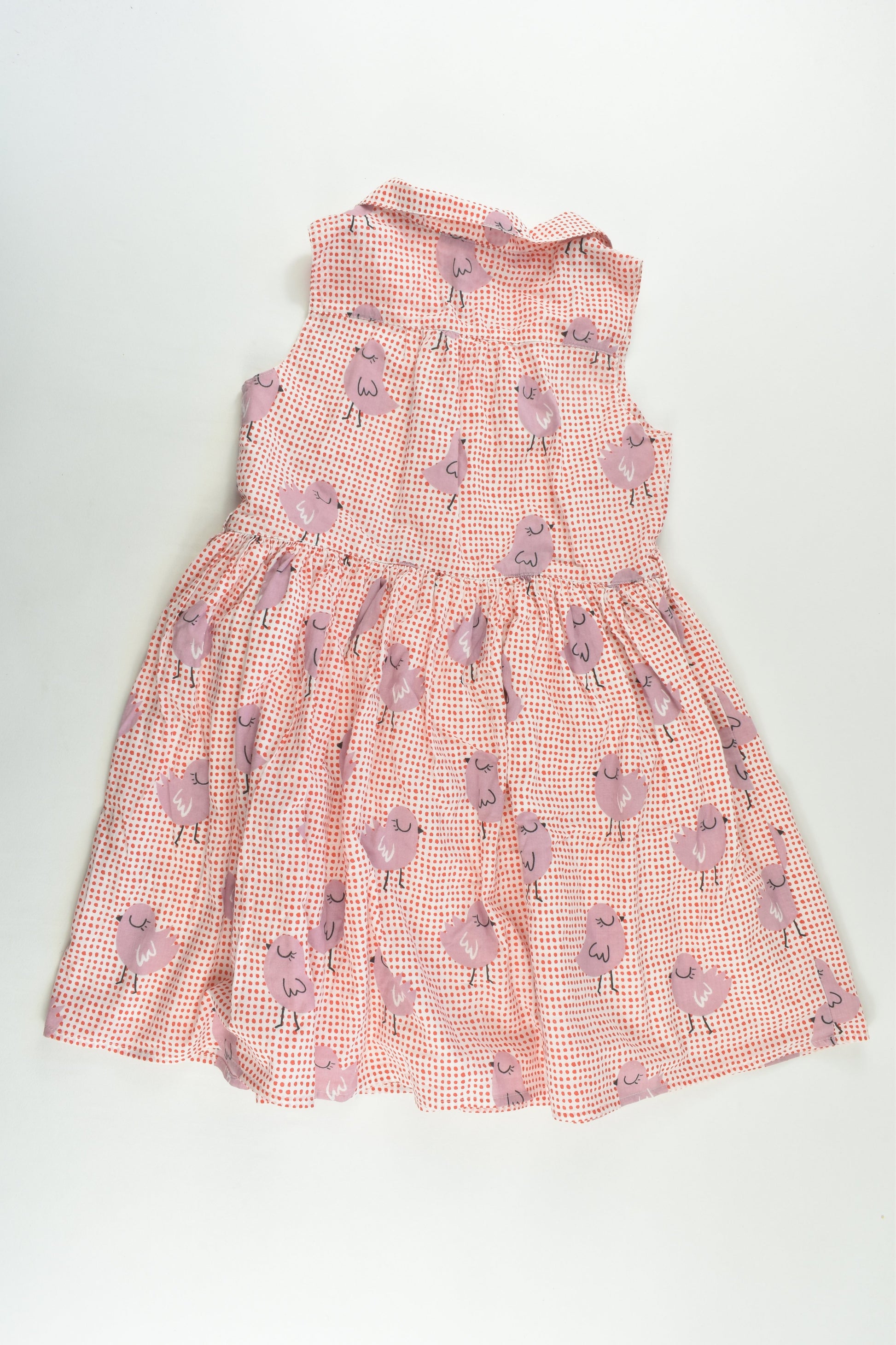 Marks & Spencer Size 4-5 (110 cm) Lined Bird Dress