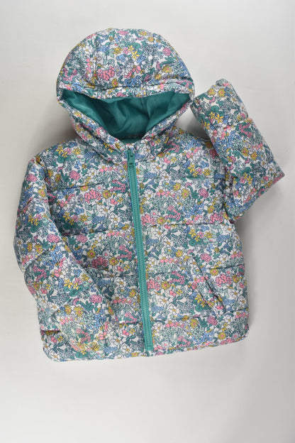 Marks & Spencer Size 4-5 Liberty Print Puffer Jacket