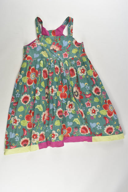 Marks & Spencer Size 4-5 Lined Flowers and Birds Dress