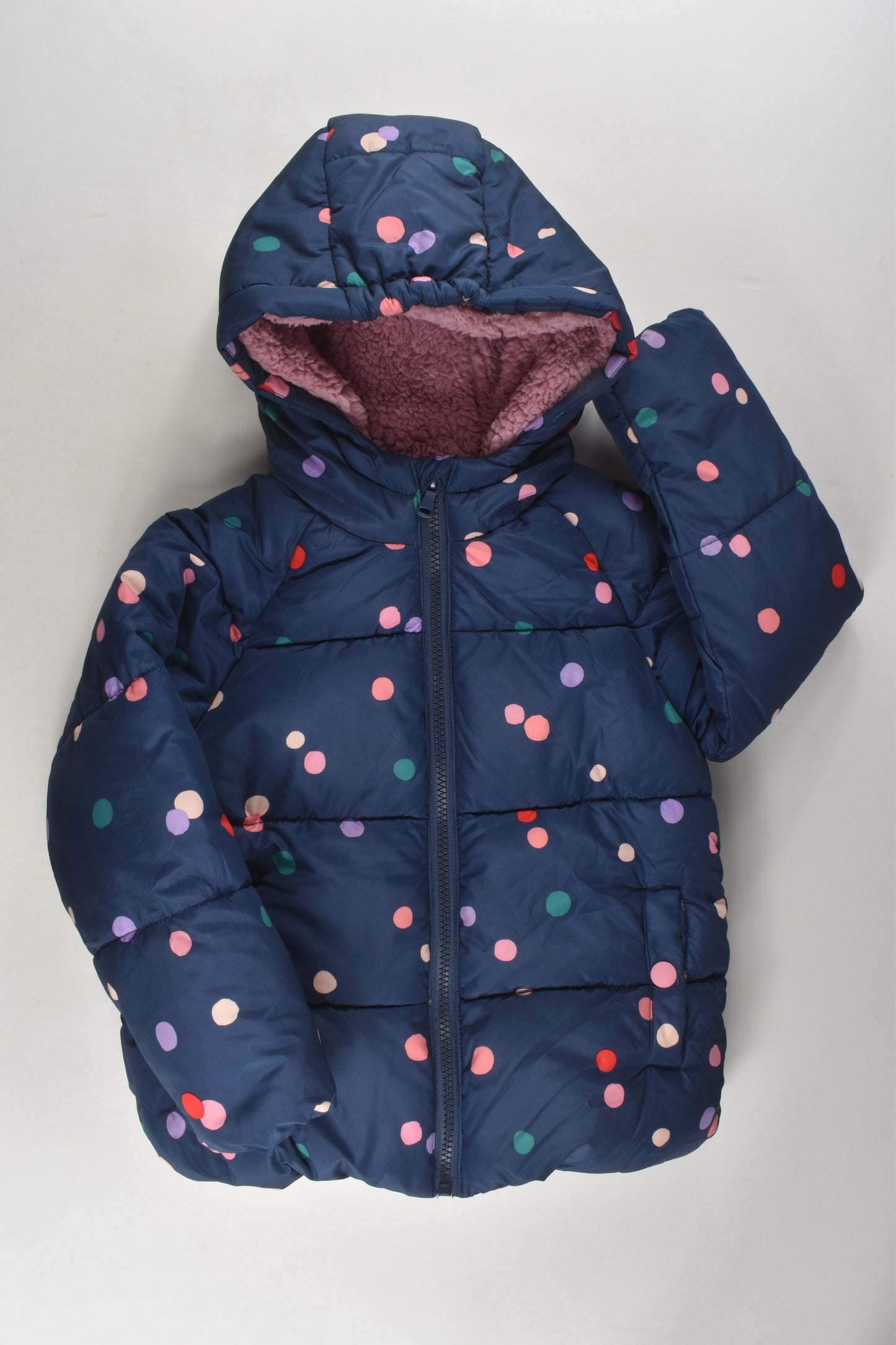 Marks & Spencer Size 4-5 Polka Dots Puffer Jacket