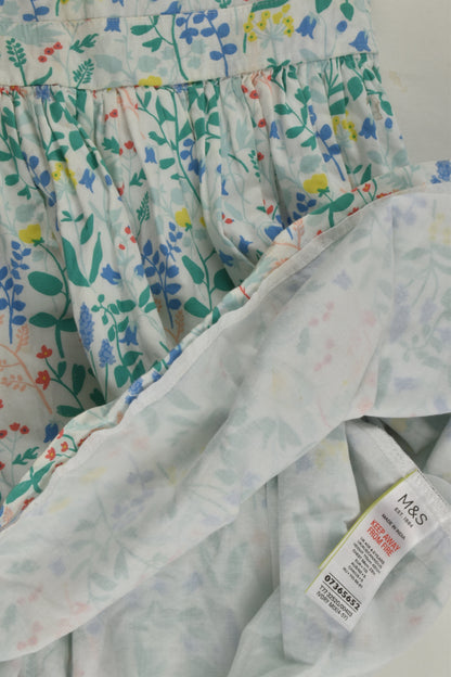 Marks & Spencer Size 5 (110 cm) Lined Floral Dress