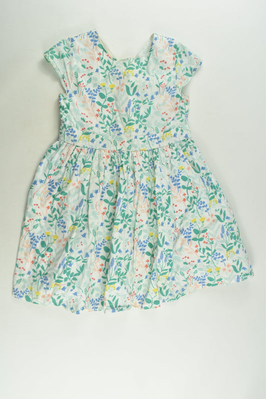 Marks & Spencer Size 5 (110 cm) Lined Floral Dress