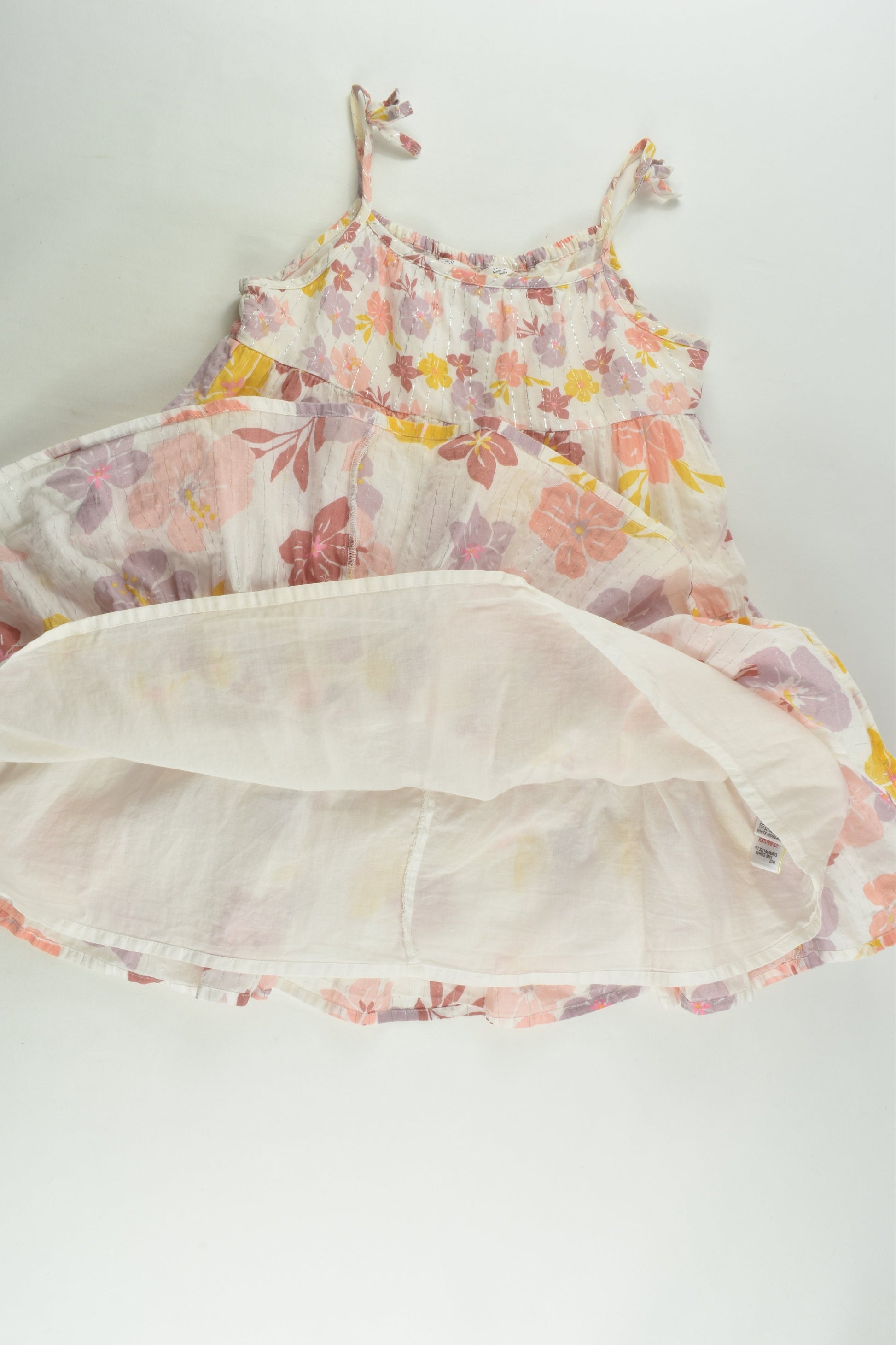 Marks & Spencer Size 5-6 Lined Floral Dress