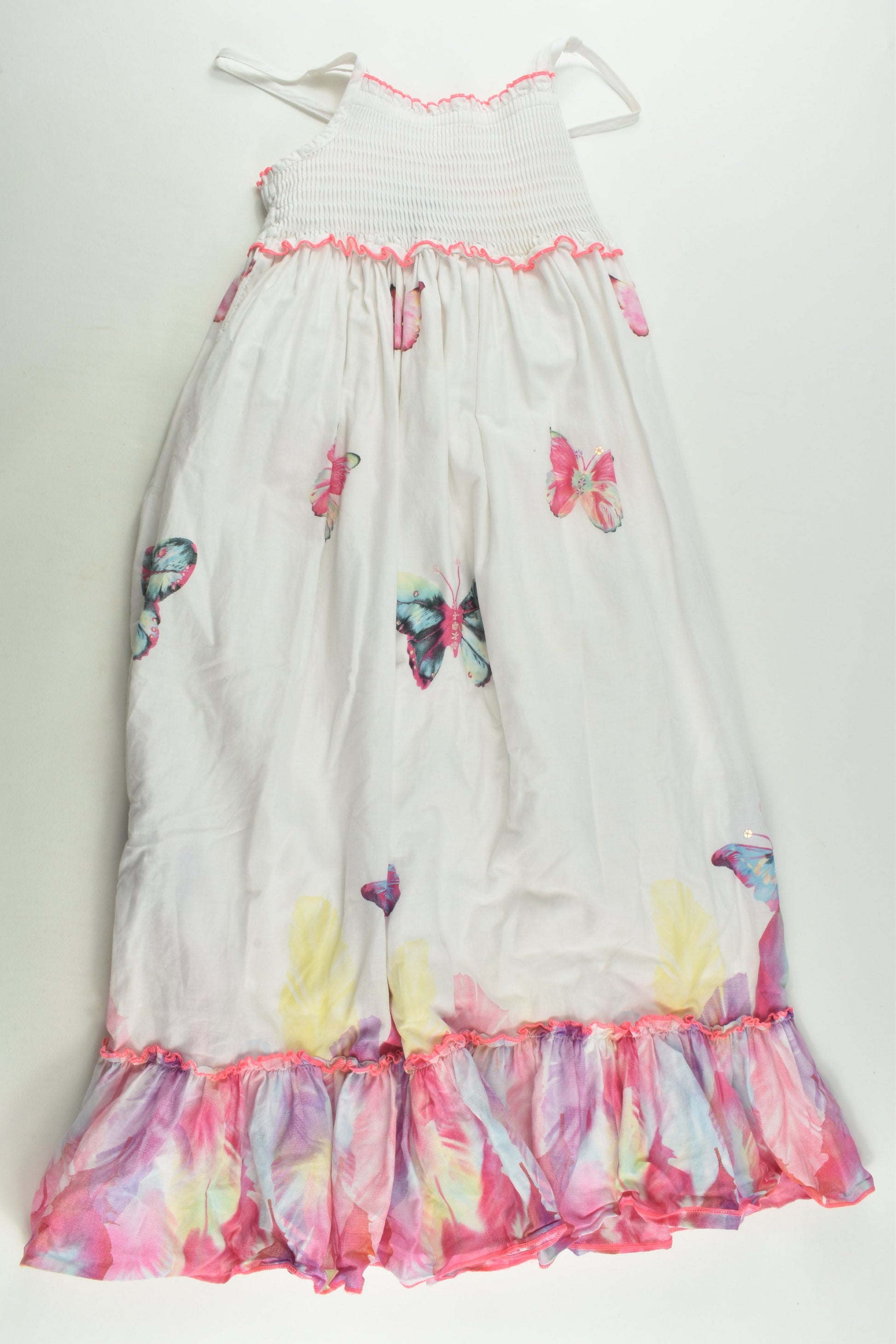 Marks & Spencer Size 5 Lined Butterfly Maxi Dress