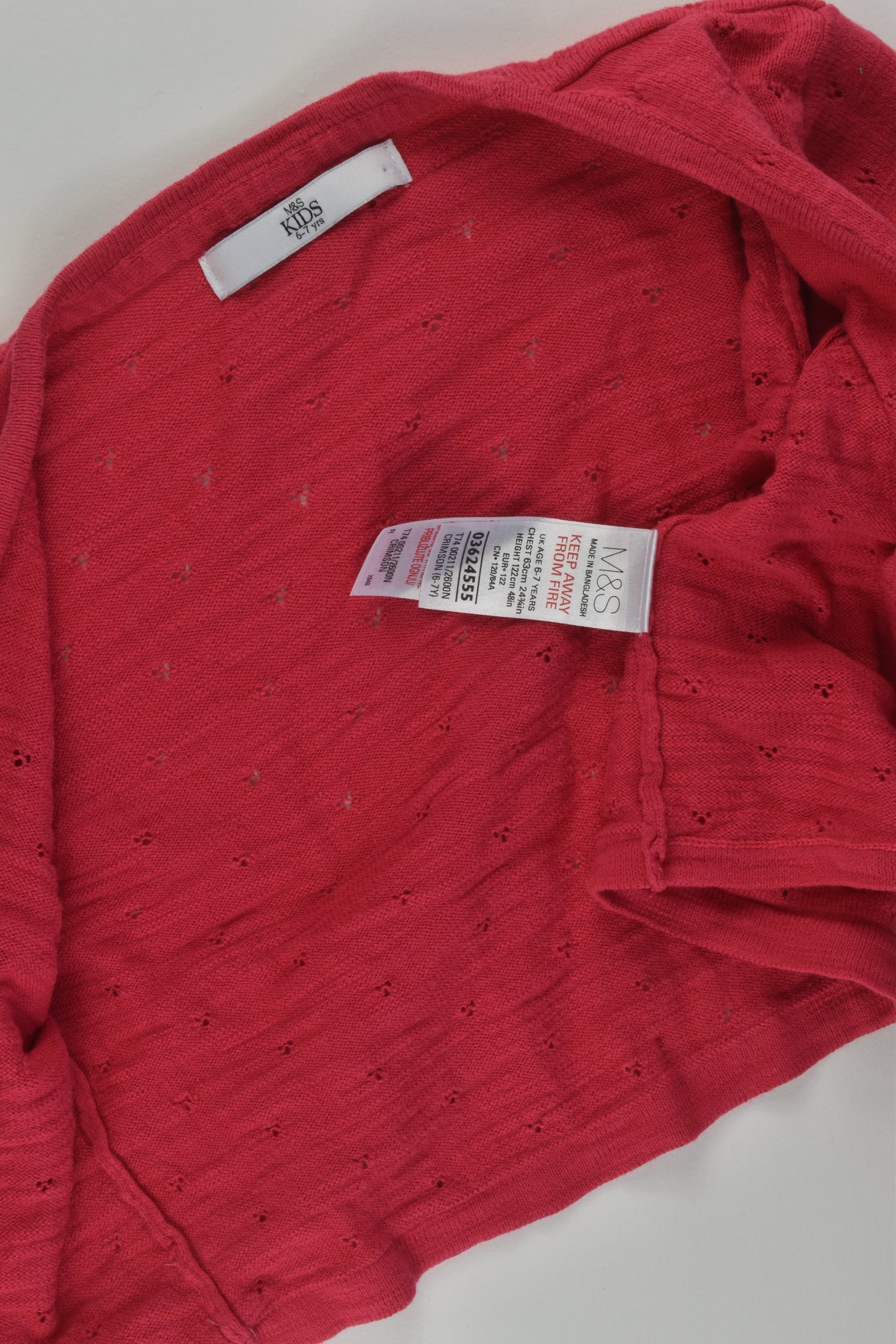 Marks & Spencer Size 6-7 Knit Cardigan