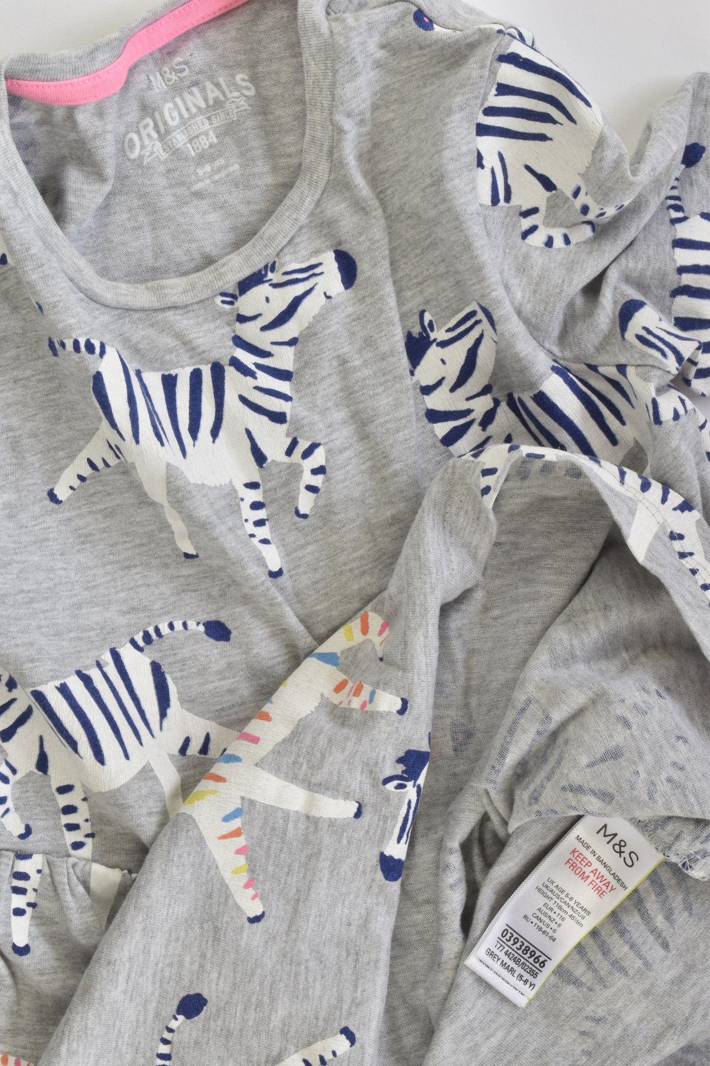 Marks & Spencer Size 6 Zebra Dress