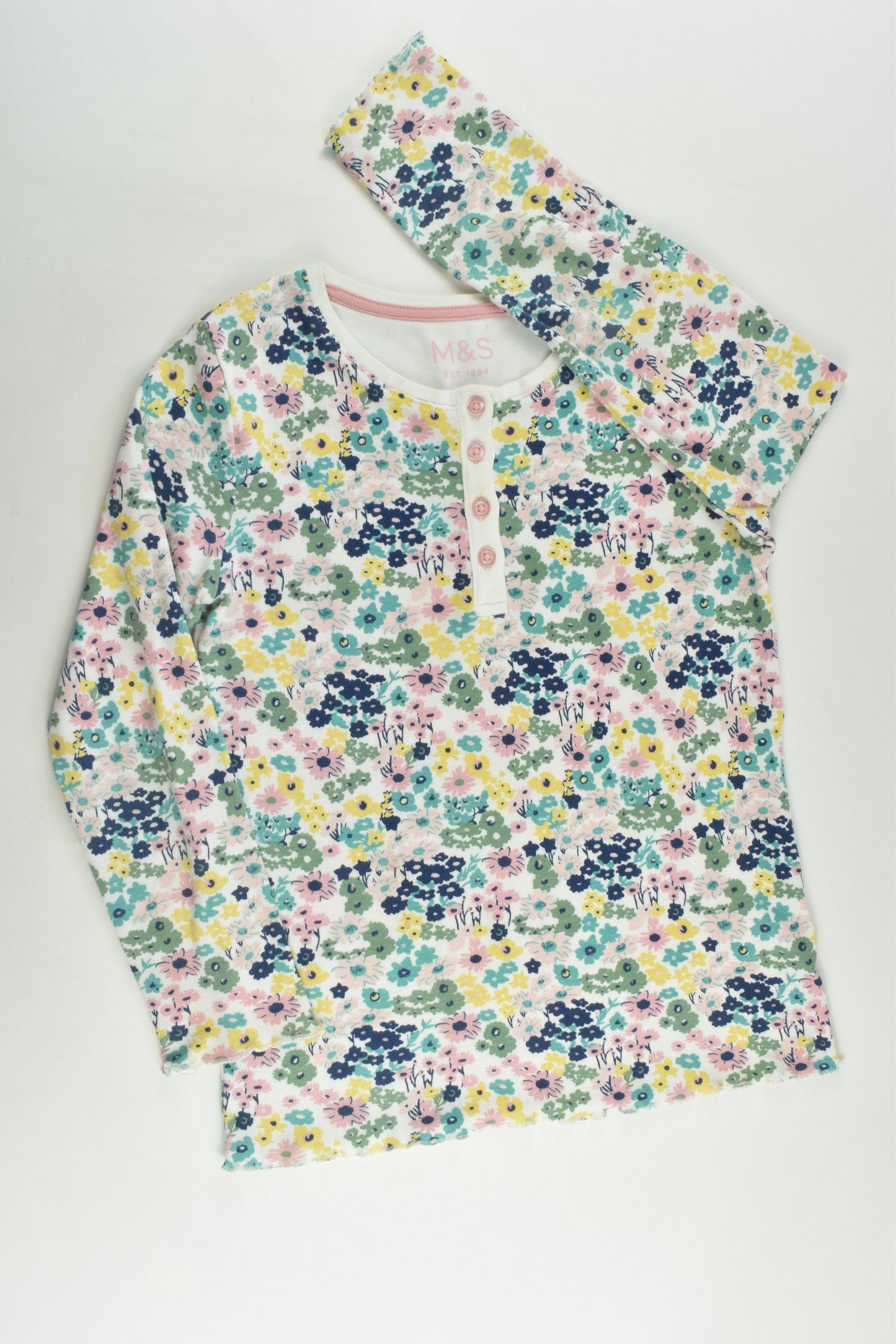 Marks & Spencer Size 8-9 (134 cm) Floral Pyjamas