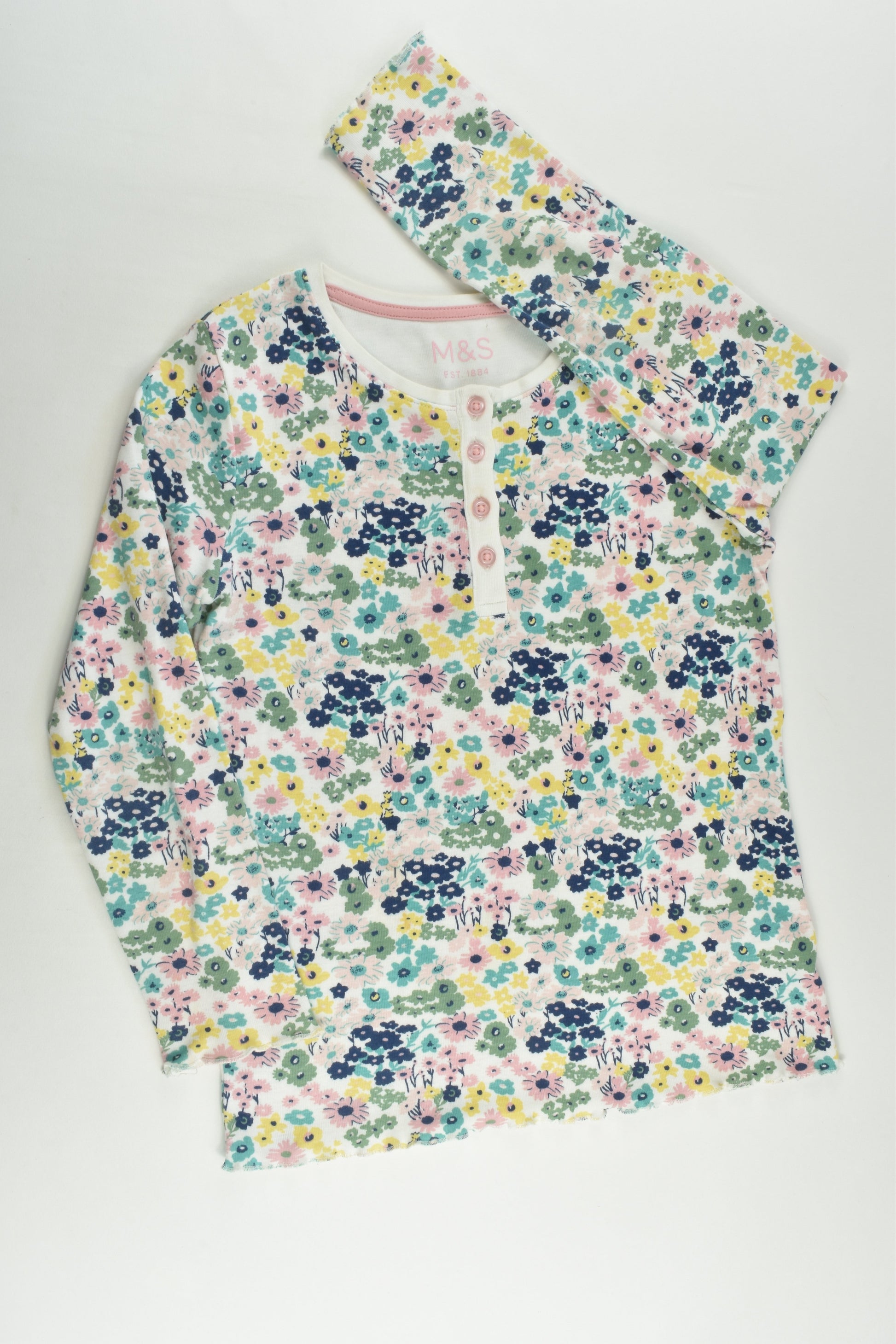 Marks & Spencer Size 8-9 (134 cm) Floral Pyjamas