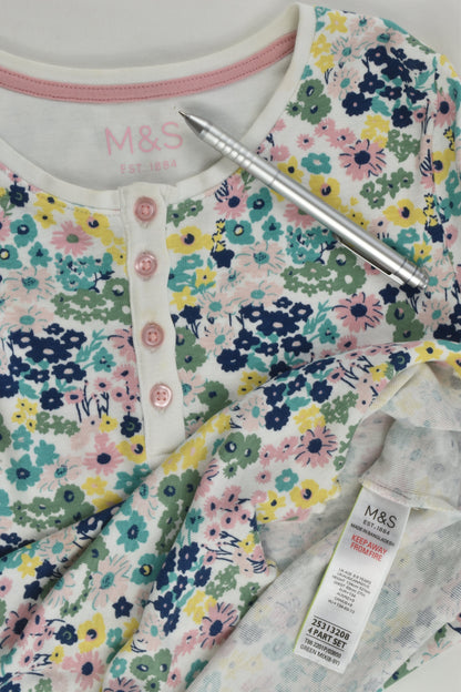Marks & Spencer Size 8-9 (134 cm) Floral Pyjamas