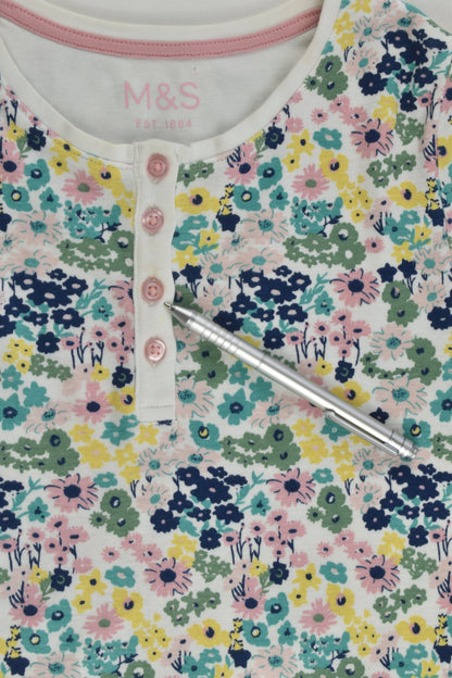Marks & Spencer Size 8-9 (134 cm) Floral Pyjamas