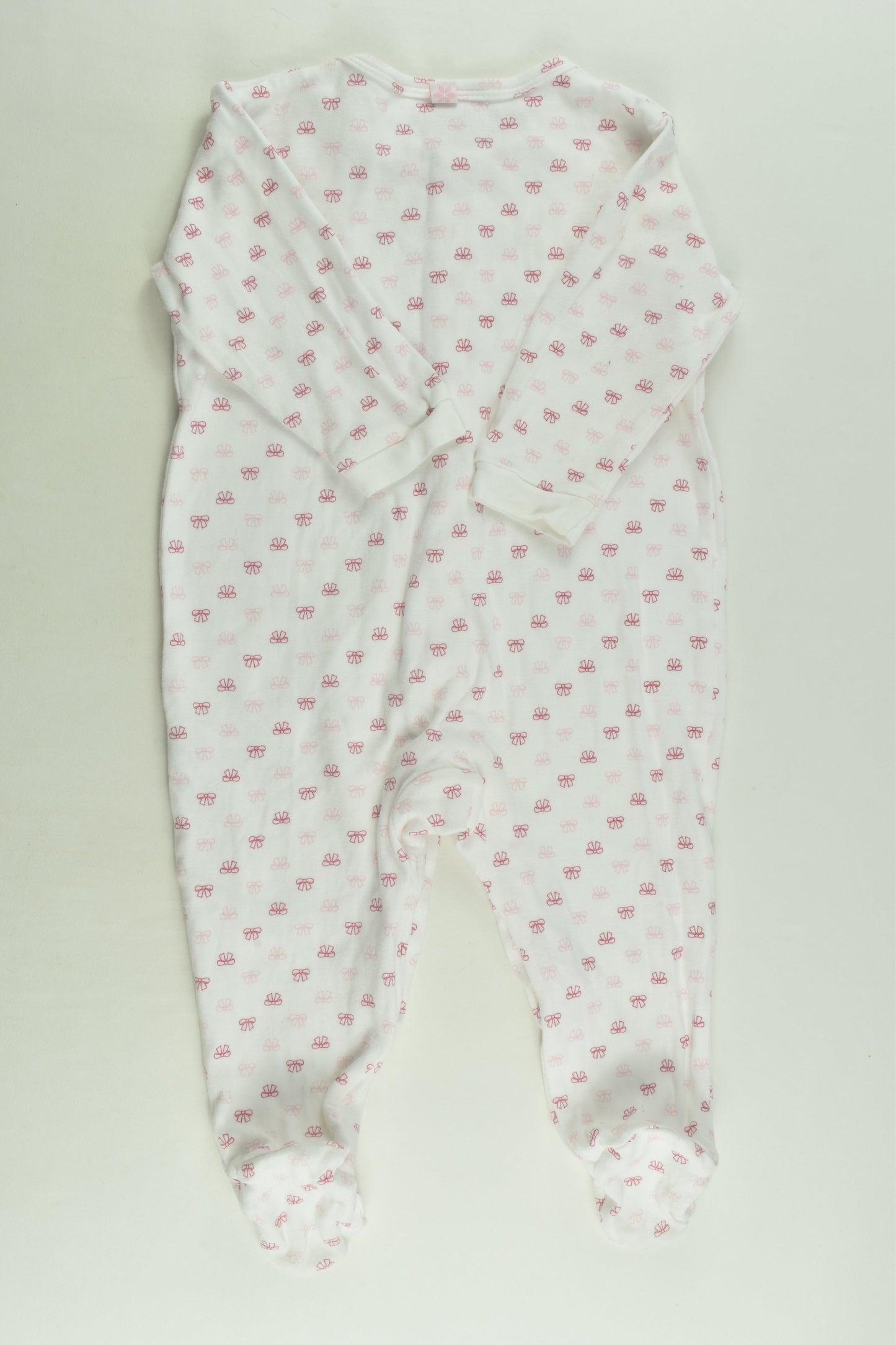 Marquise Size 0 Bows Footed Romper