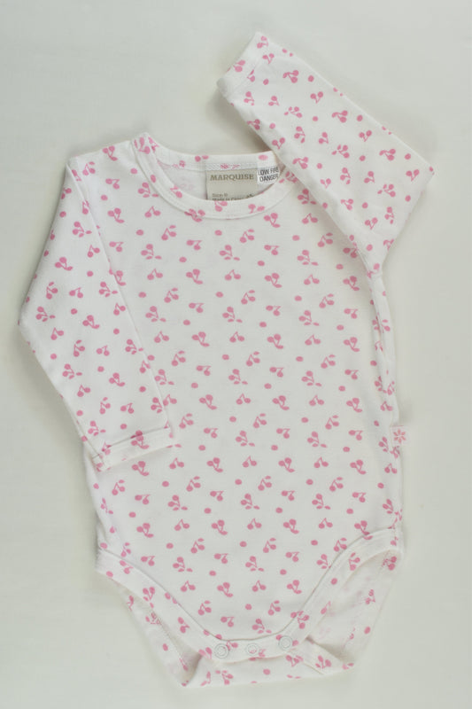 Marquise Size 0 Cherries Bodysuit