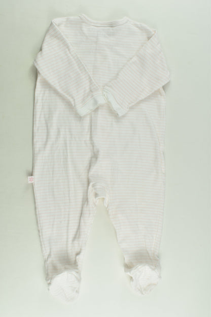 Marquise Size 0 Striped Footed Romper