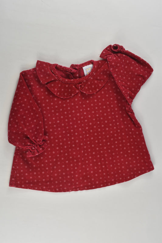 Marquise Size 0 Vintage Collared Cord Shirt