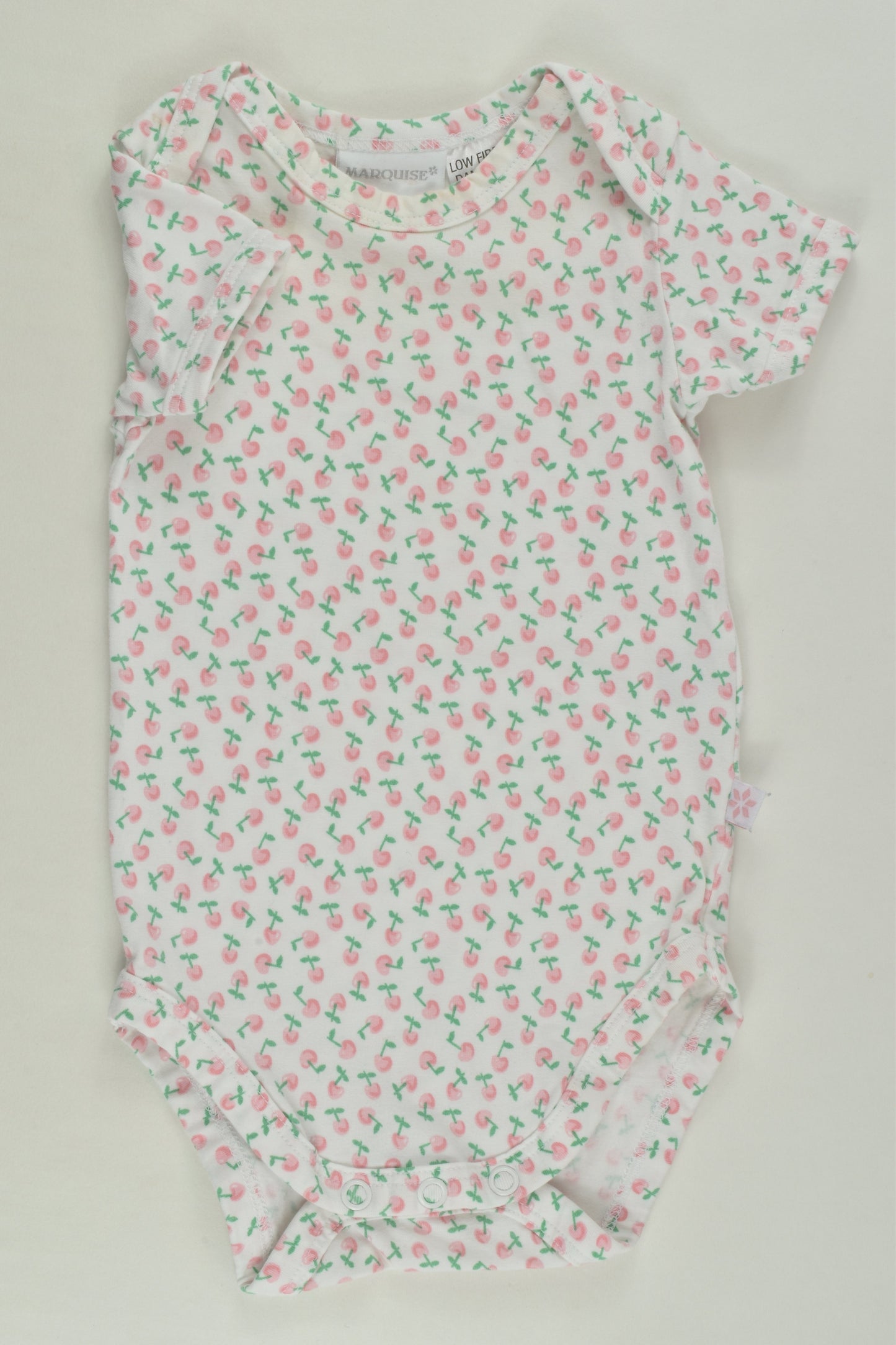 Marquise Size 00 Cherries Bodysuit