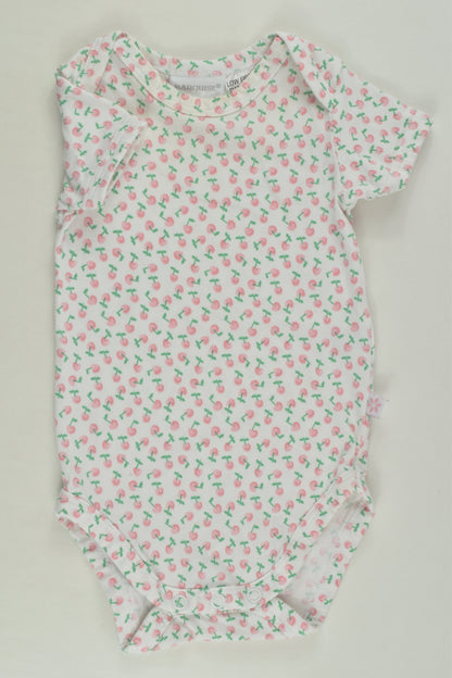 Marquise Size 00 Cherries Bodysuit