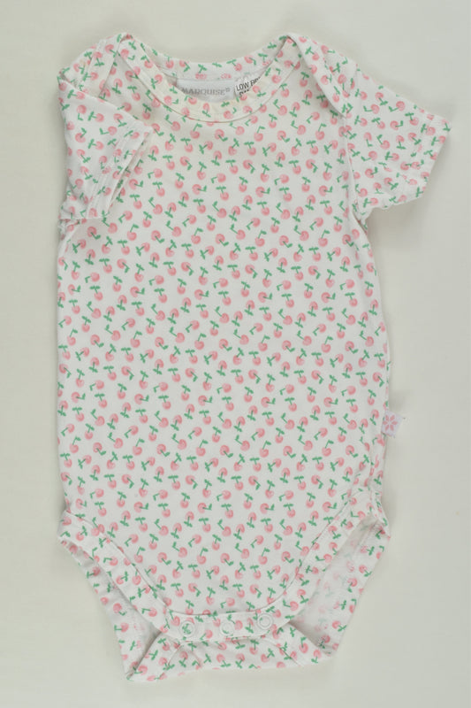 Marquise Size 00 Cherries Bodysuit