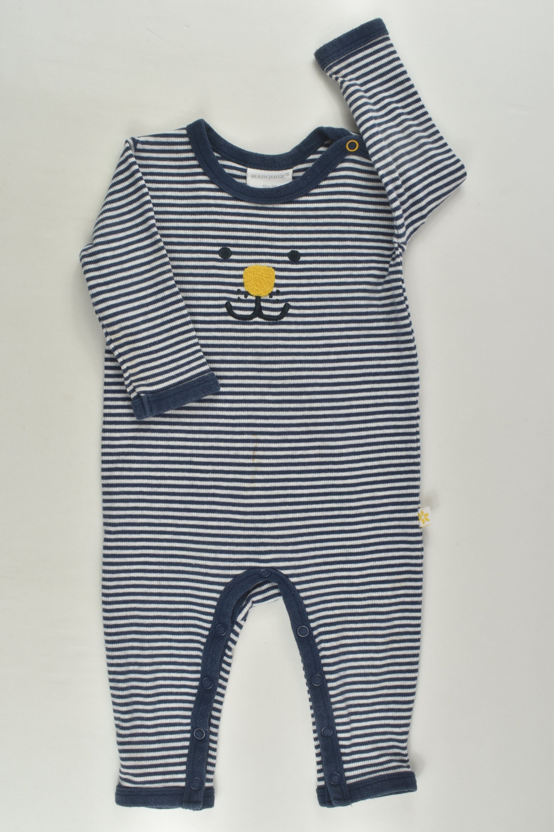 Marquise Size 00 Smiley Face Romper