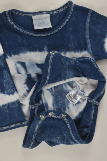 Marquise Size 00 Tie-Dye Bodysuit