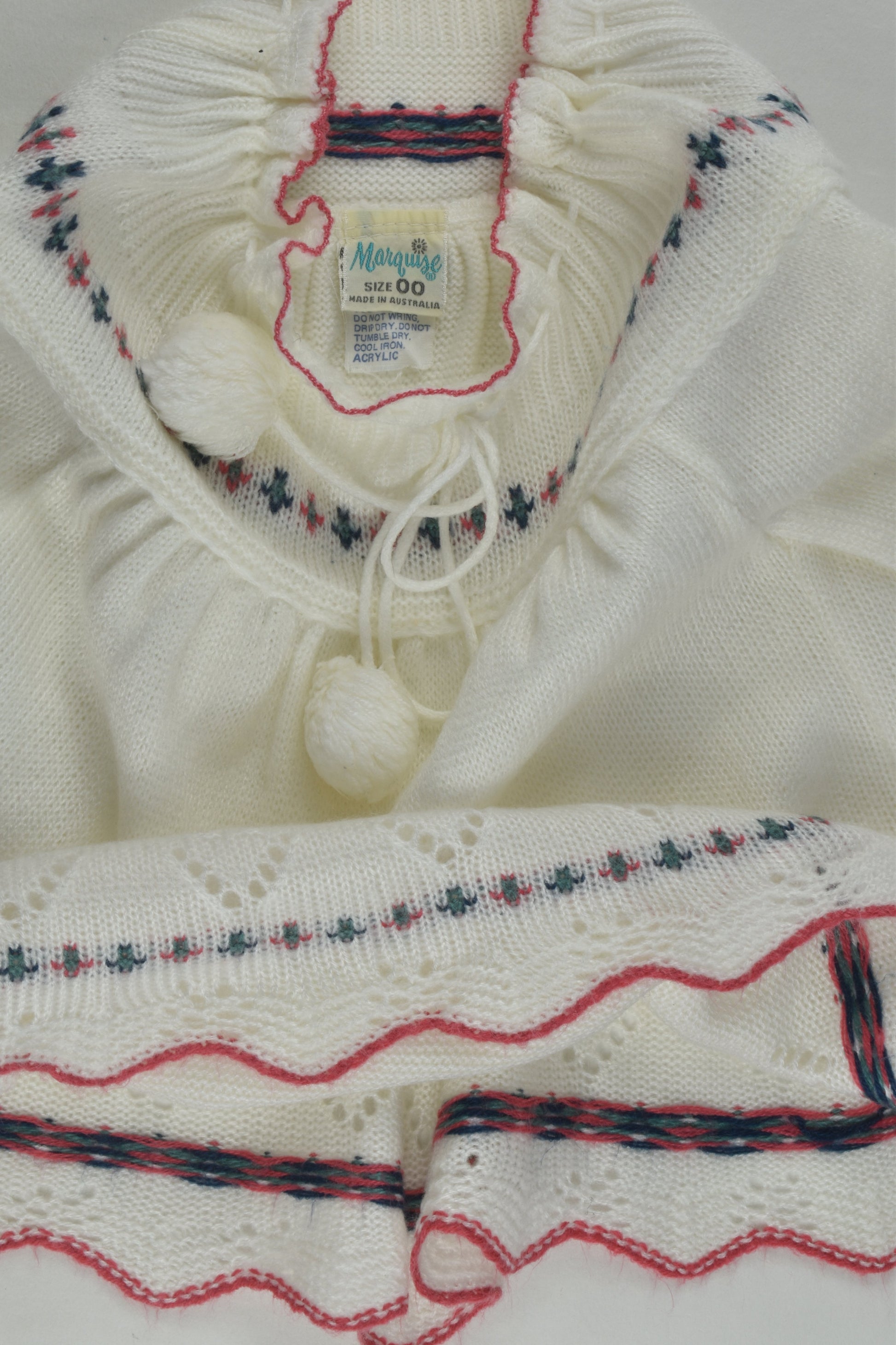 Marquise Size 00 Vintage Knit Dress