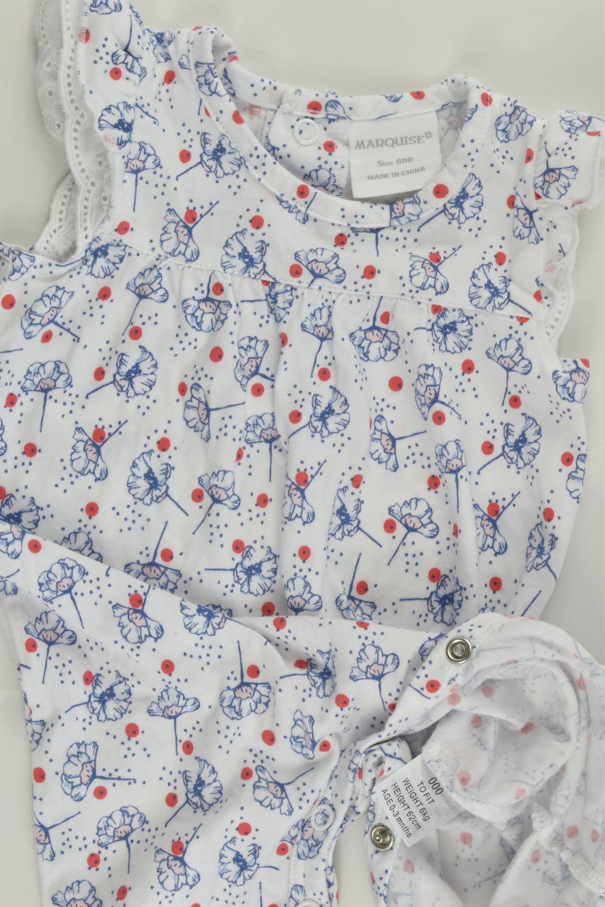 Marquise Size 000 Romper