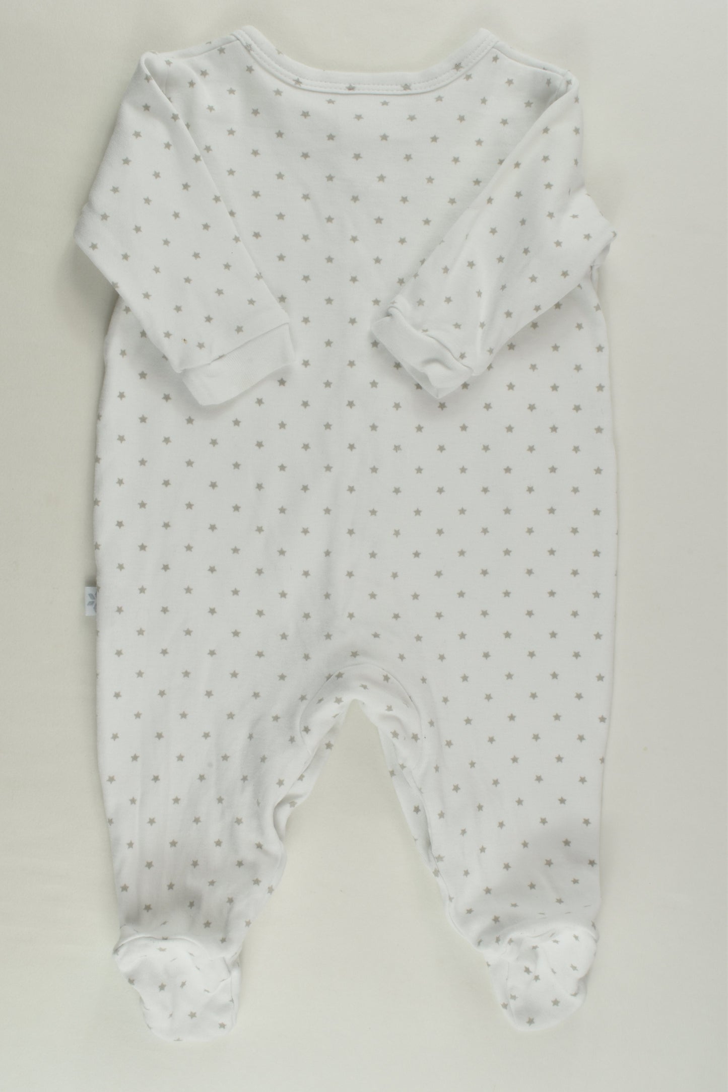 Marquise Size 000 Stars Footed Romper