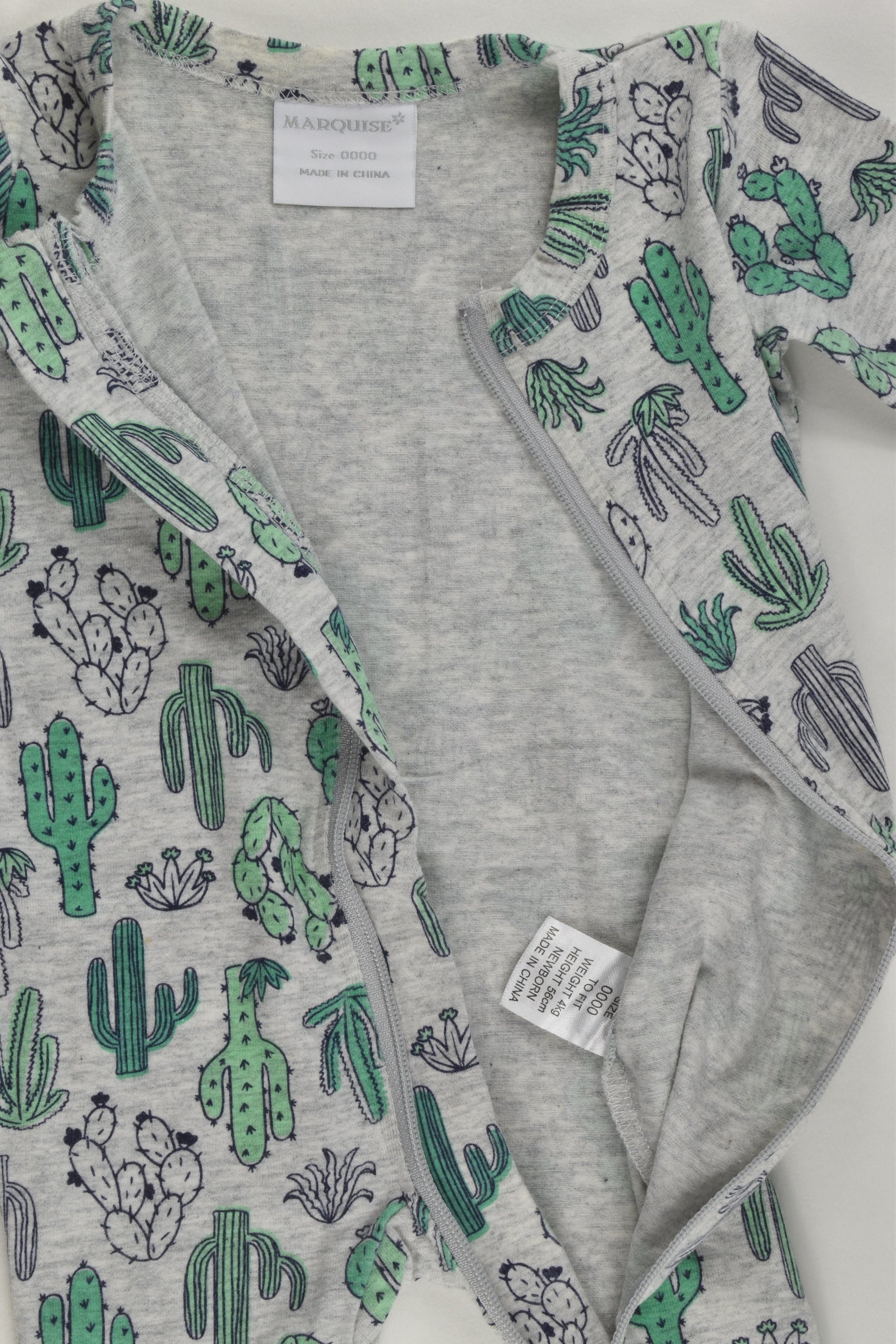 Marquise Size 0000 Cactus Romper