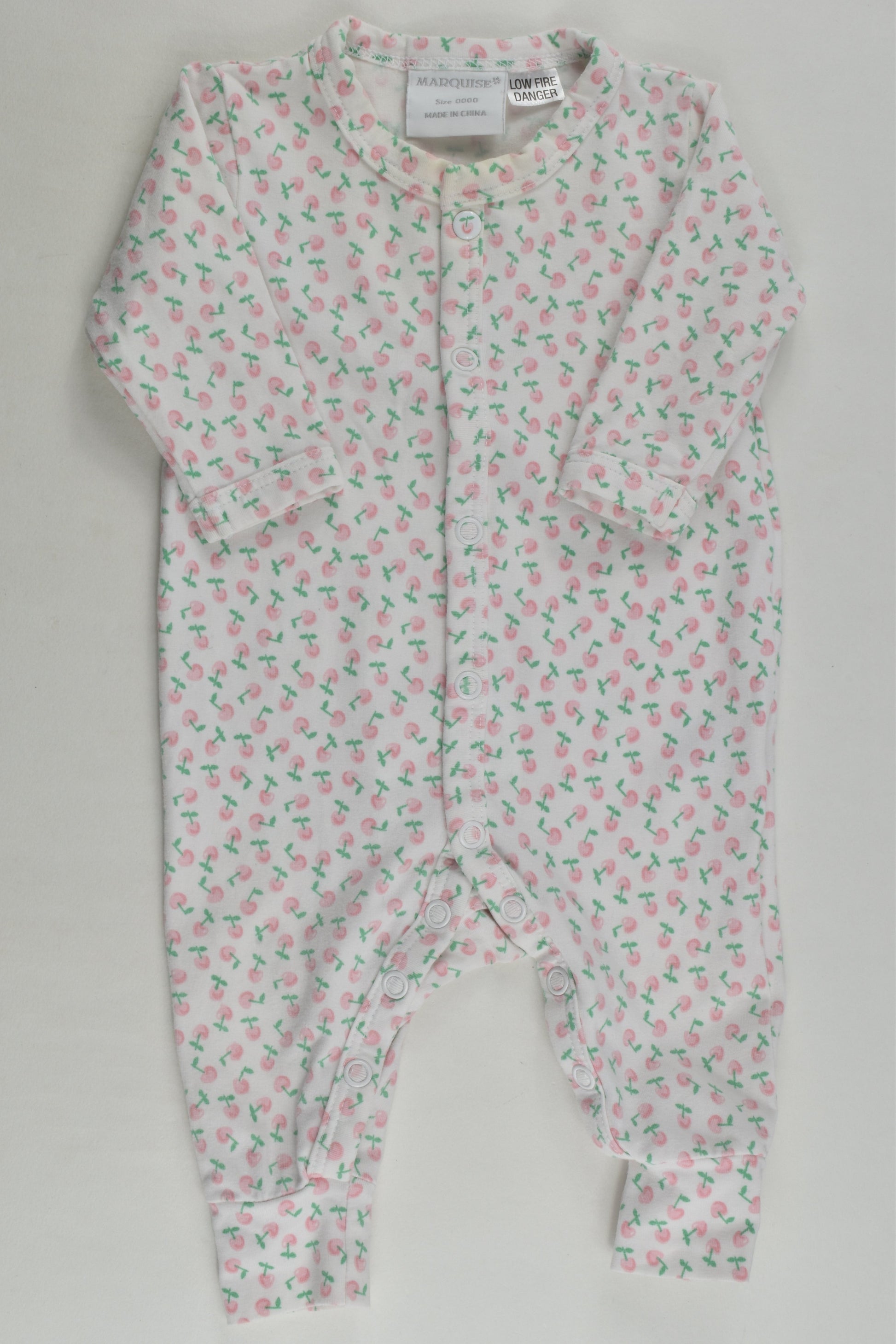 Marquise Size 0000 Cherry Romper