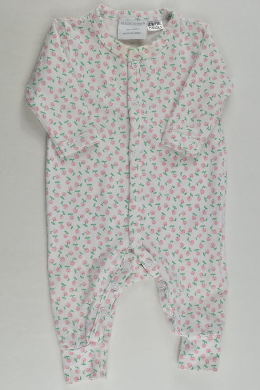 Marquise Size 0000 Cherry Romper