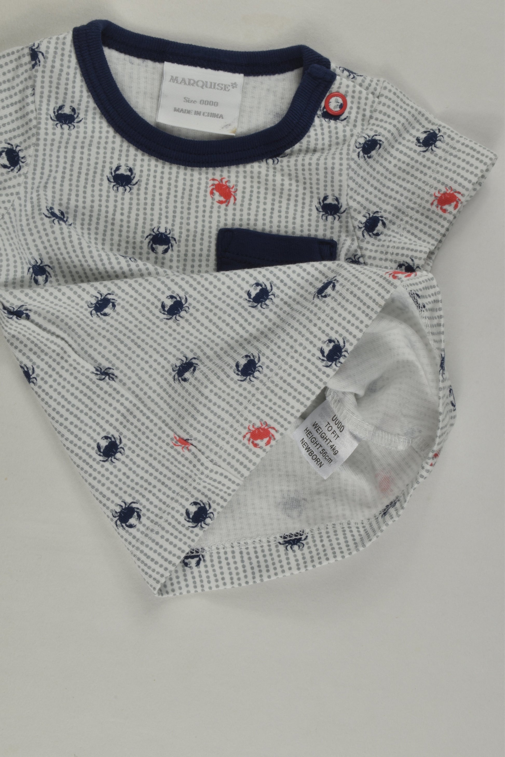 Marquise Size 0000 Crabs Outfit