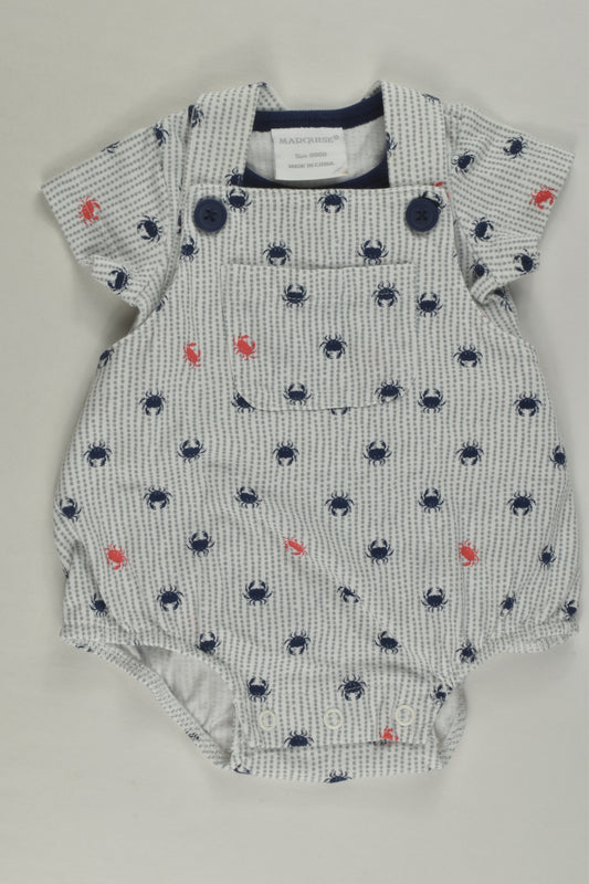 Marquise Size 0000 Crabs Outfit