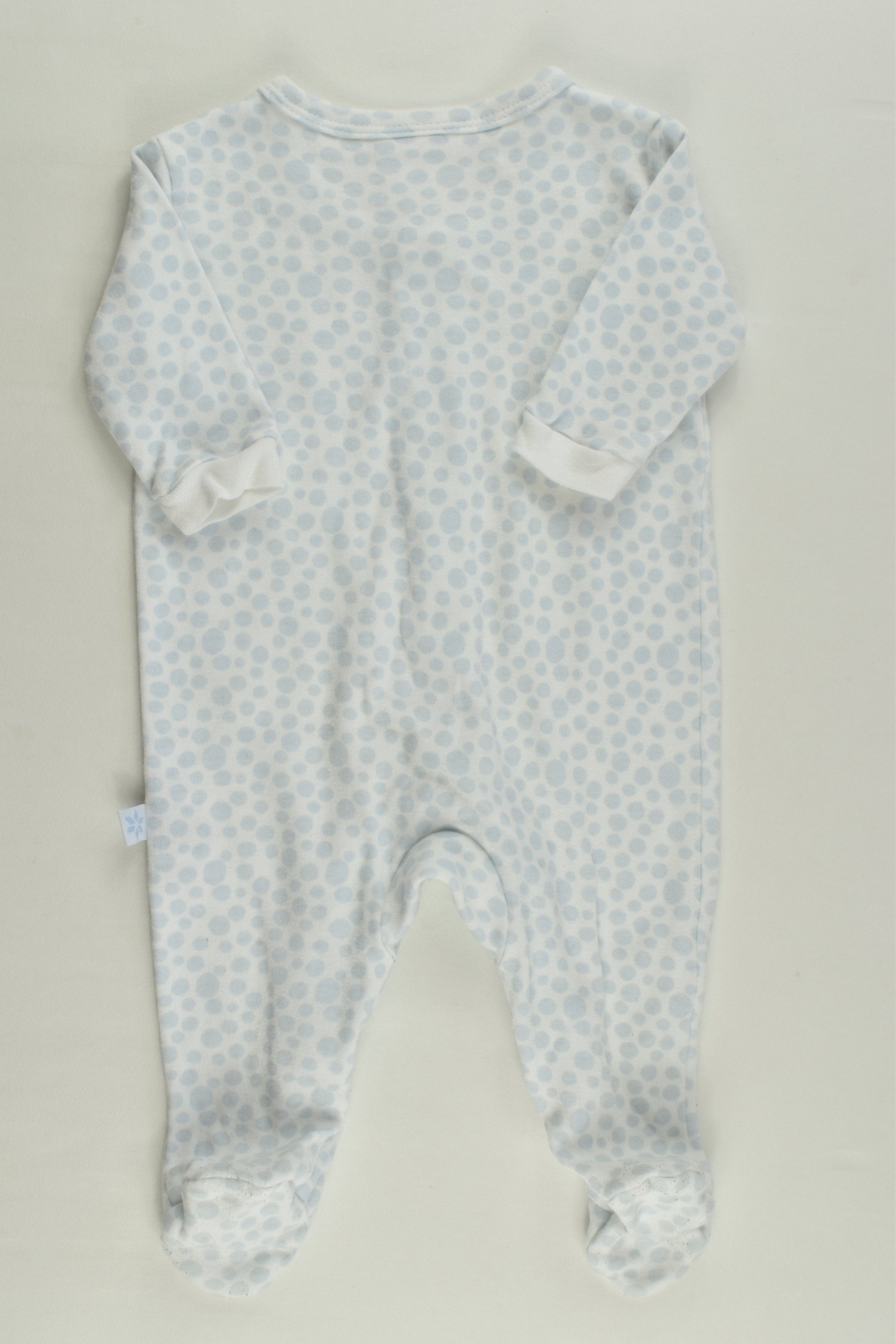 Marquise Size 0000 Footed Romper