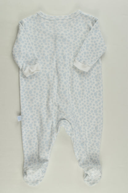 Marquise Size 0000 Footed Romper