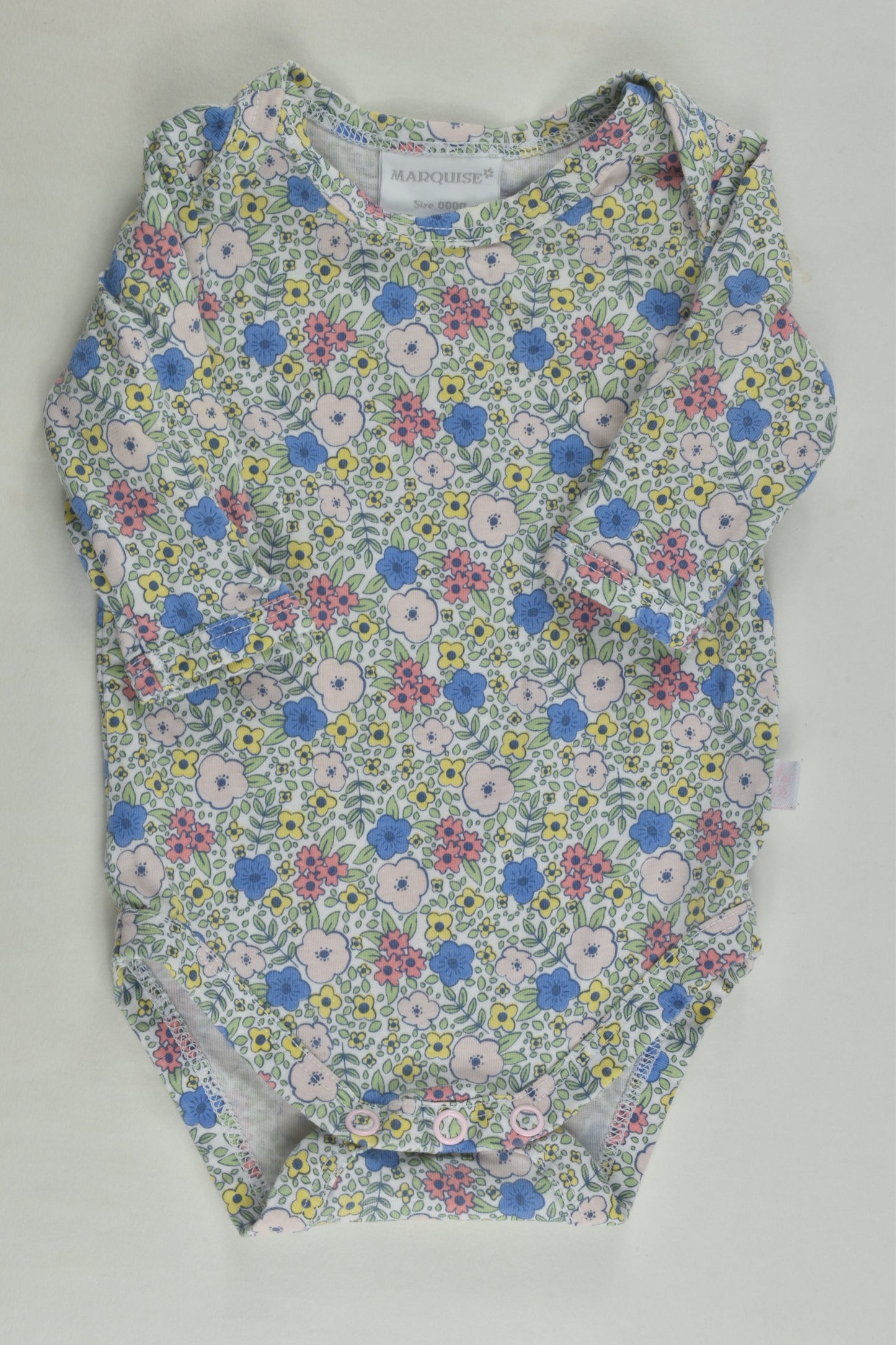 Marquise Size 0000 Liberty Print Bodysuit