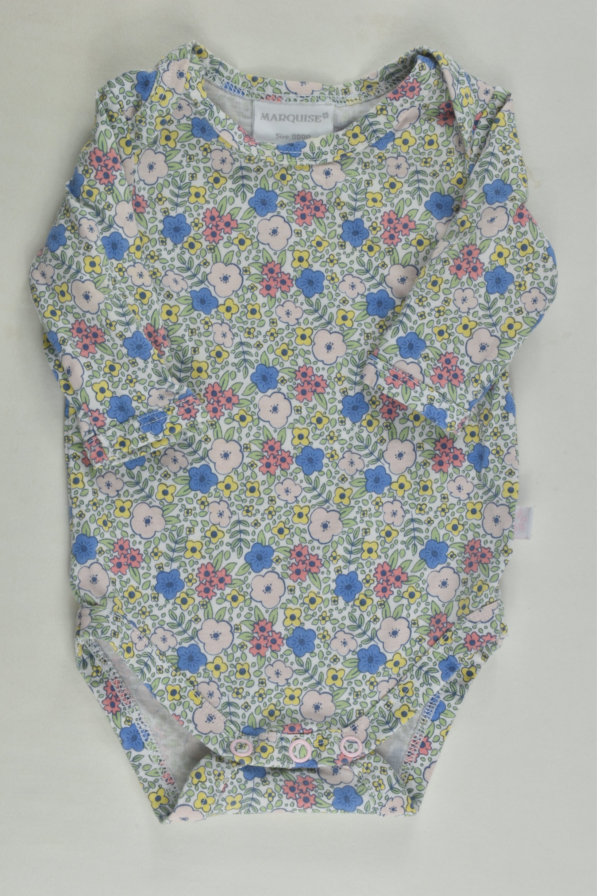 Marquise Size 0000 Liberty Print Bodysuit